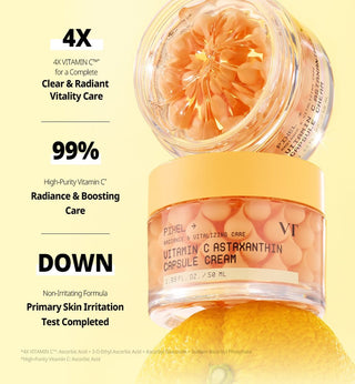 [VT Cosmetics] Vitamin C Astaxanthin Capsule Cream 50ml - Diva Melody