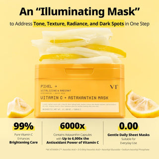 [VT Cosmetics] Vitamin C Astaxanthin Mask 320g*30ea - Diva Melody
