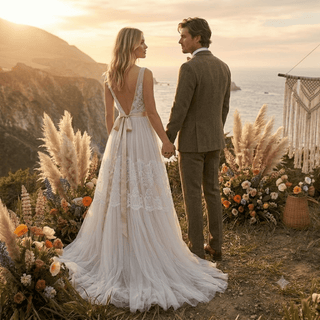 Whimsical Floral Wedding Gown - Diva Melody