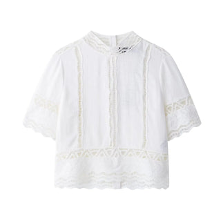 White Crochet Skirt Suit Set - Diva Melody