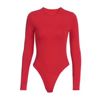 White Long Sleeve Bodysuit - Diva Melody