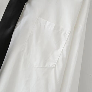 White Long Sleeve Casual Shirt - Diva Melody