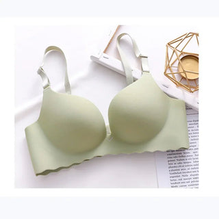 Wireless Breathable Underwear Gather Push - Up Bra - Diva Melody