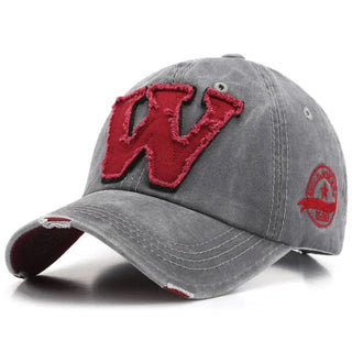 Women Men Baseball Caps Letters W Embroidery Snapback Hat - Diva Melody